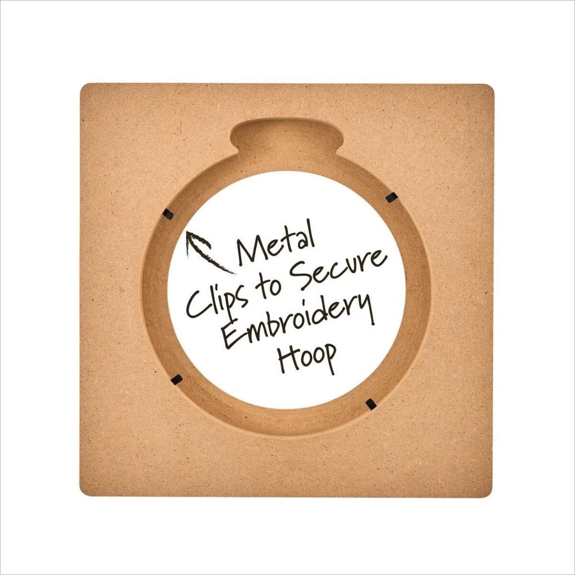 Bucilla® 6” Square Wood Embroidery Hoop Frame