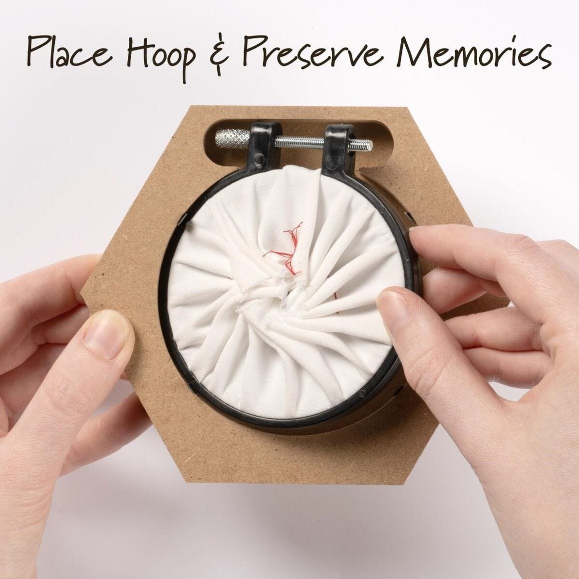 Bucilla® 3” Hexagon Wood Embroidery Hoop Frame