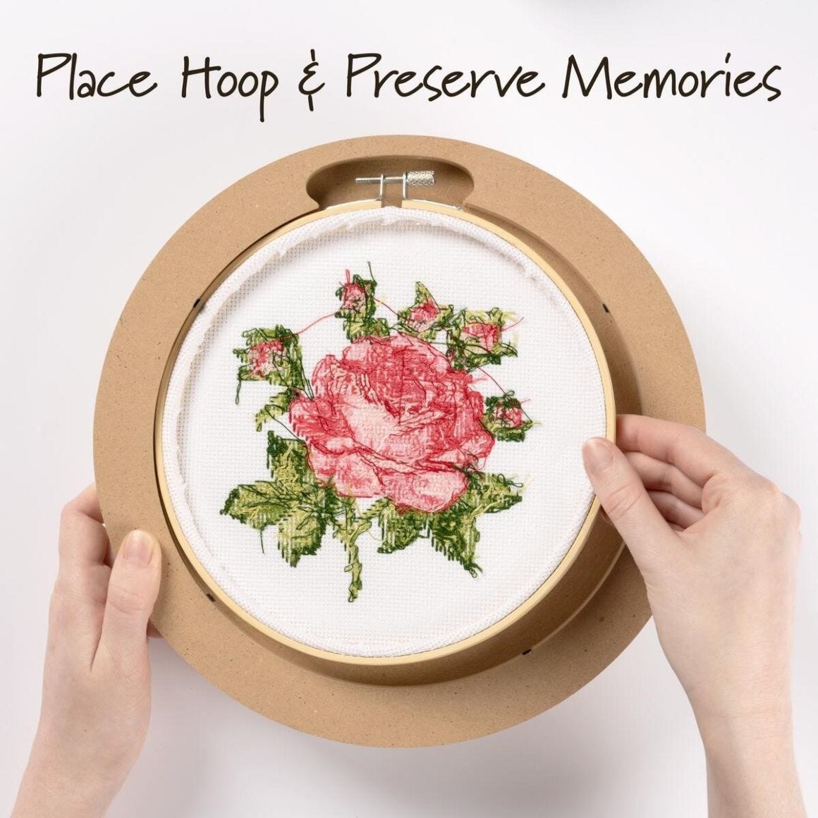 Bucilla® 8” Circle Wood Embroidery Hoop Frame