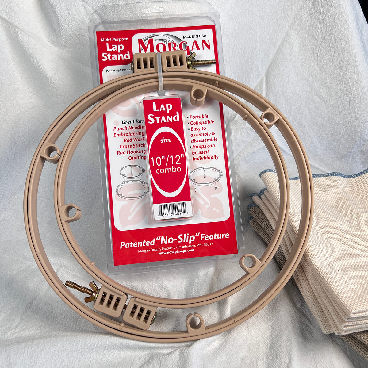 Morgan Lap Stand 10"/12" No Slip Hoops