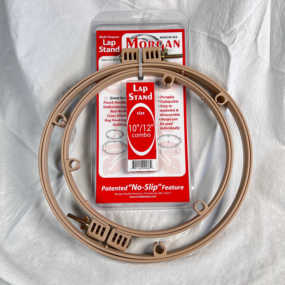 Morgan Lap Stand 10"/12" No Slip Hoops