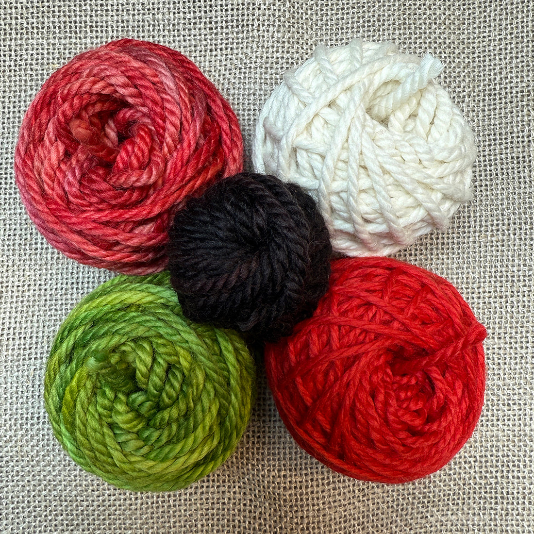 Watermelon Mug Rug Yarn Pack