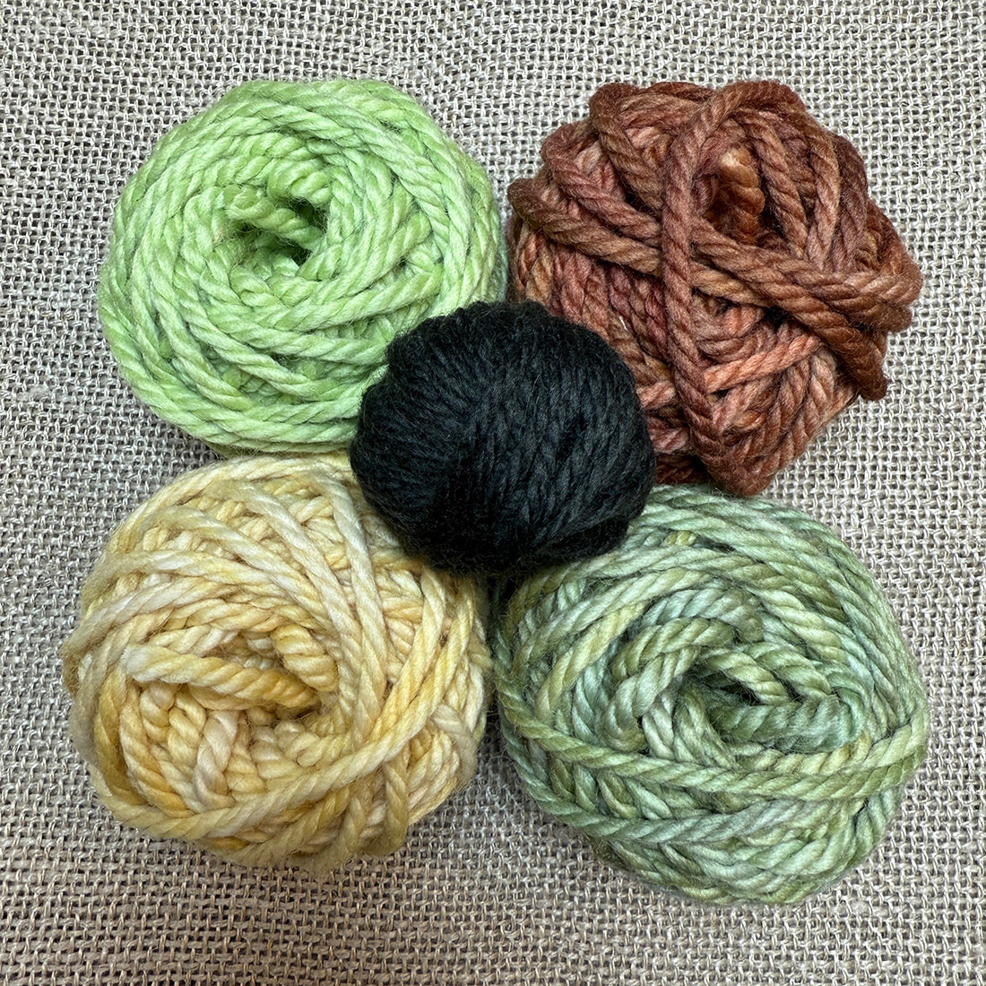 Kiwi Mug Rug Yarn Pack
