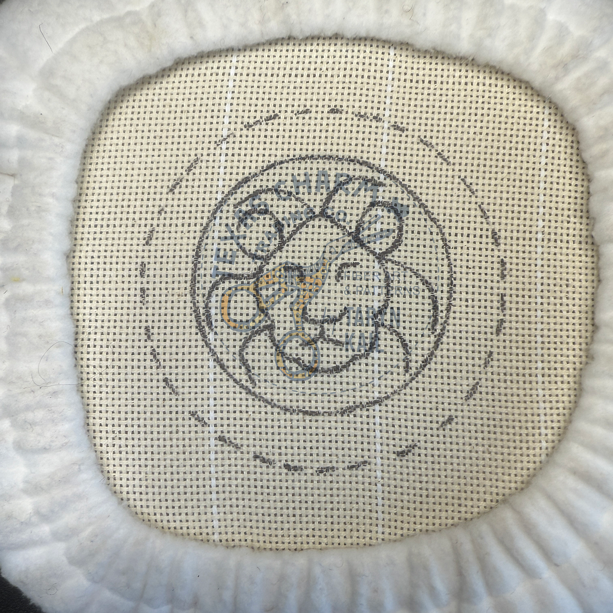 Punch Needle Safari: Lion Coaster Traced Pattern