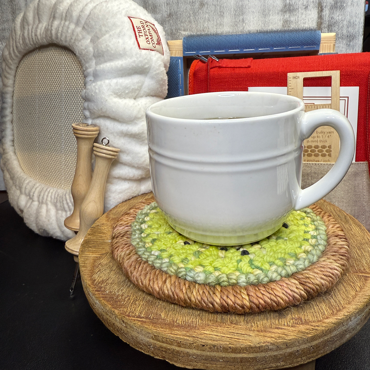 Kiwi Mug Rug Yarn Pack