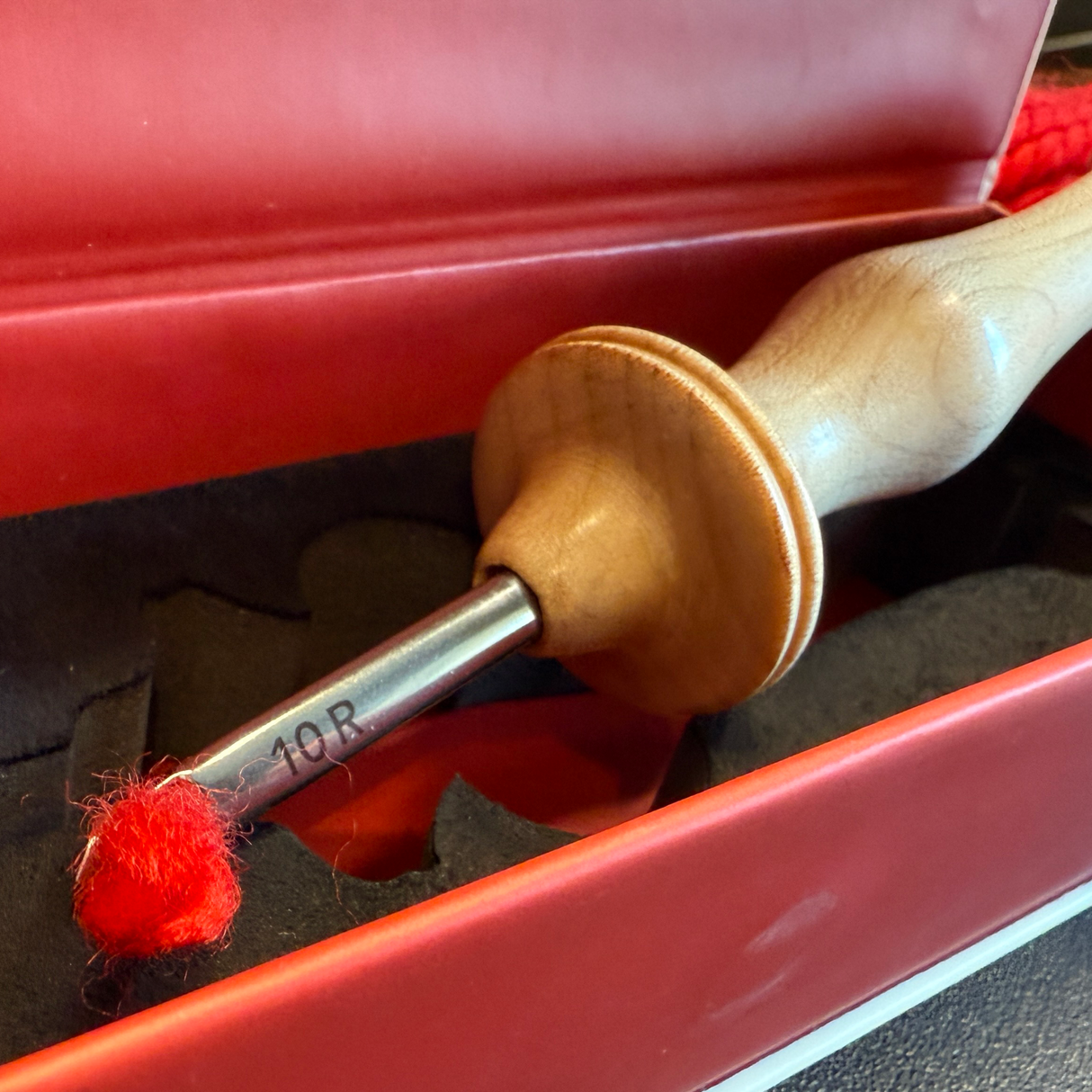 #10 Oxford Punch Needle - Regular Point Natural Wood