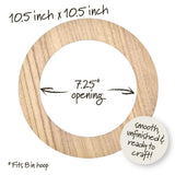 Bucilla® 8” Circle Wood Embroidery Hoop Frame