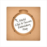Bucilla® 6” Square Wood Embroidery Hoop Frame
