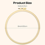 8 Inch Round No-Slip Hoop - Single Hoop