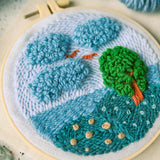 8 Inch Round No-Slip Hoop - Single Hoop