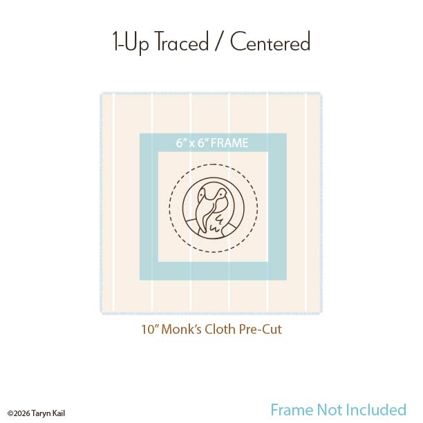 FLAMINGO - Traced Pattern