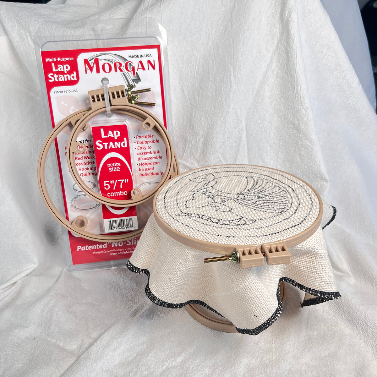 Morgan Lap Stand 5"/7" No-Slip Hoops