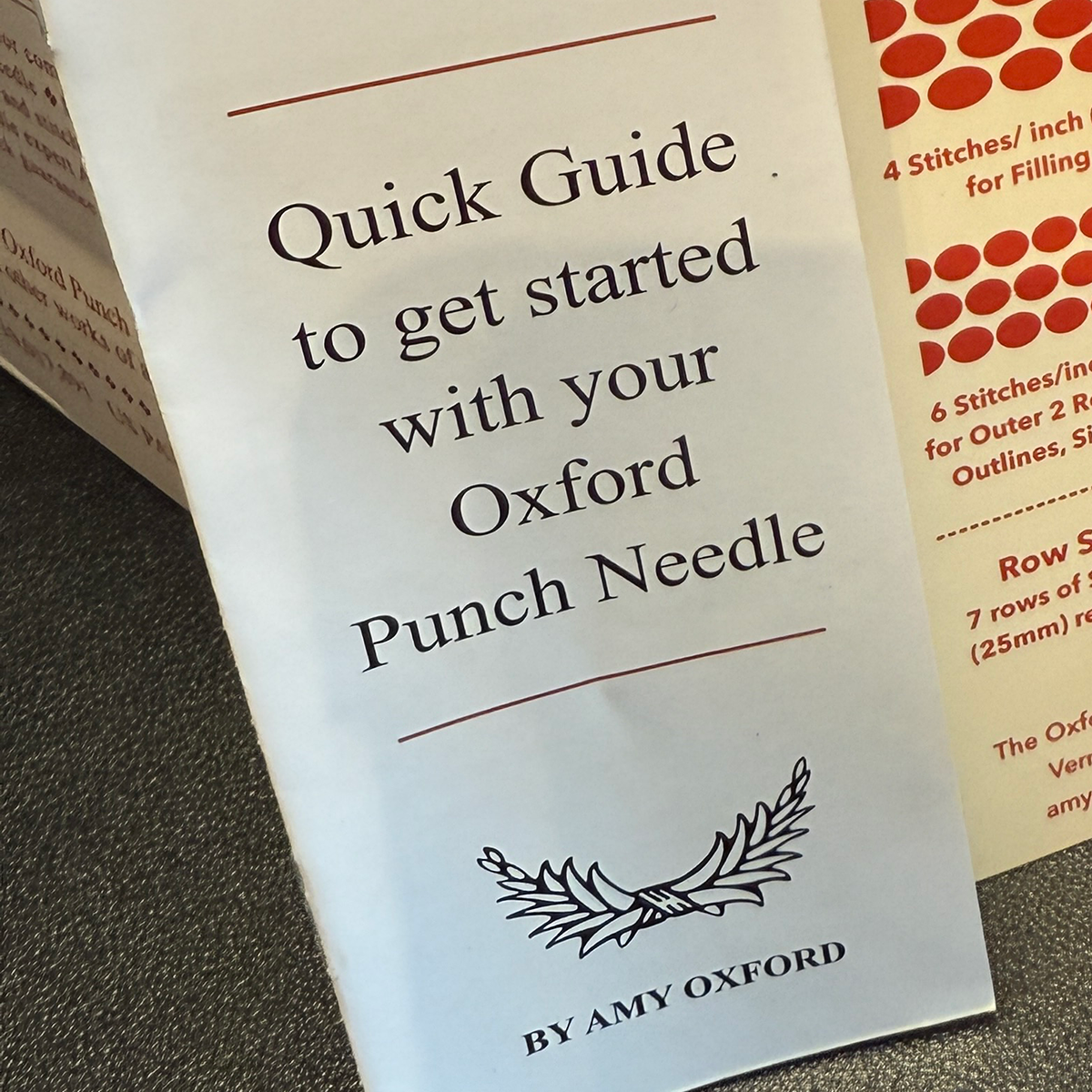 #8 Oxford Punch Needle - Regular Point Natural Wood