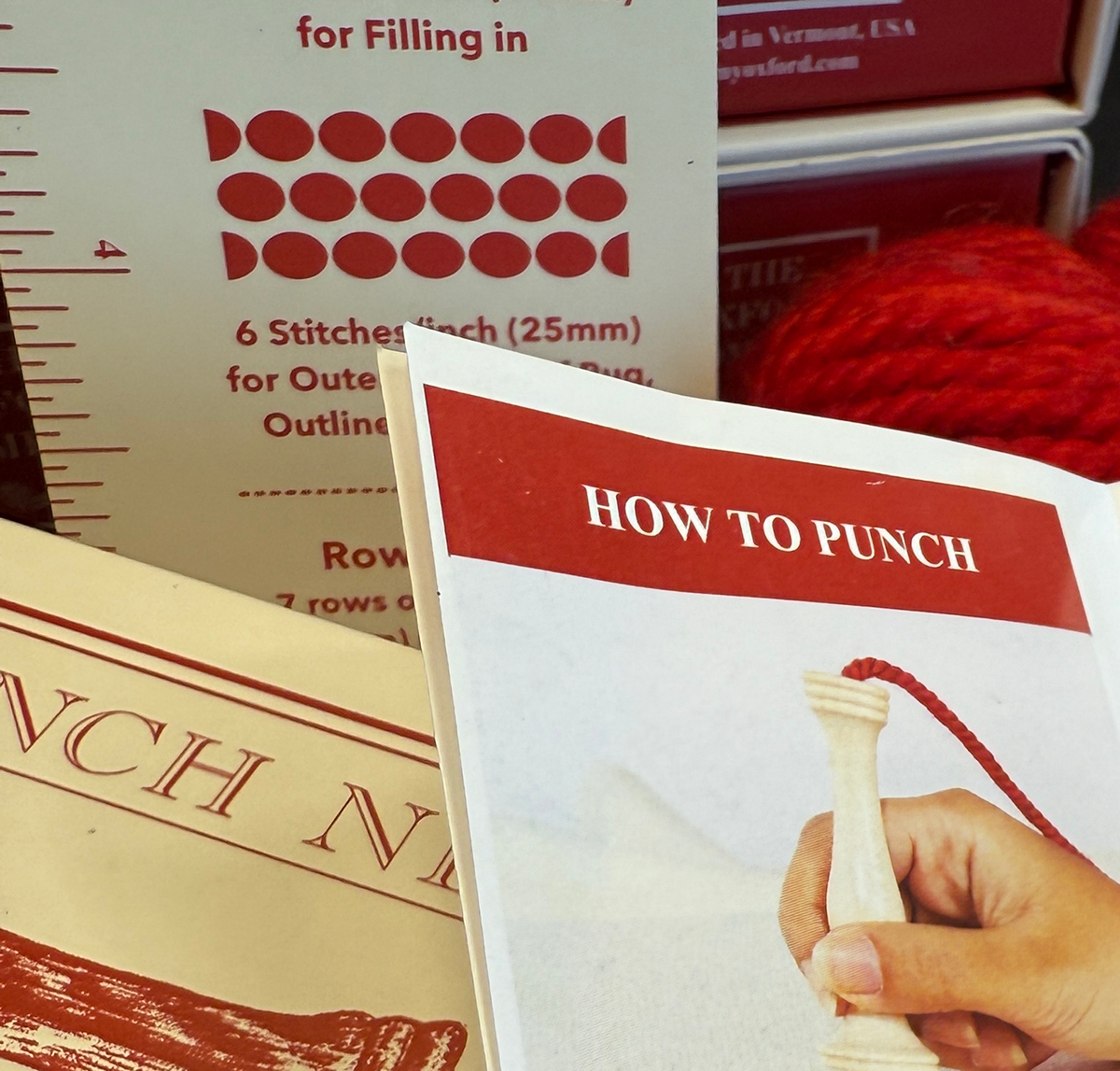 #8 Oxford Punch Needle - Regular Point Natural Wood