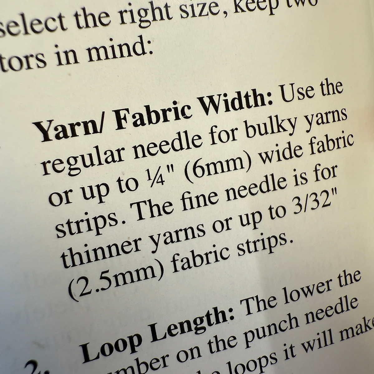 #8 Oxford Punch Needle - Regular Point Natural Wood