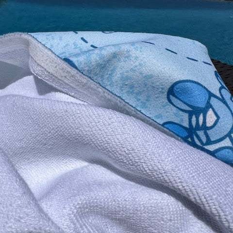 Texas Bluebonnet Lavender Beach Towel
