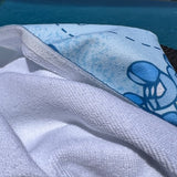Texas Bluebonnet Lavender Beach Towel